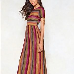 NASTY GAL | stripe one maxi crochet dress (6)